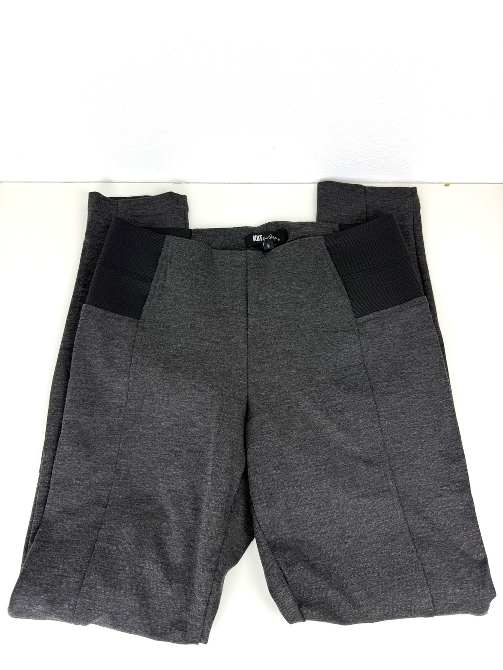 Kut From The Kloth Charcoal Knit Joggers L